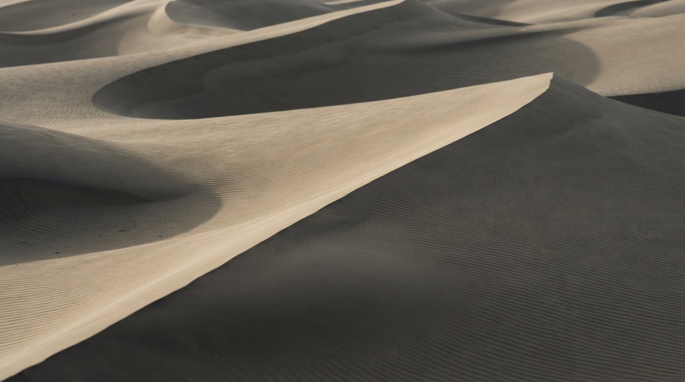 Alpine — dunes imagery, graded cool