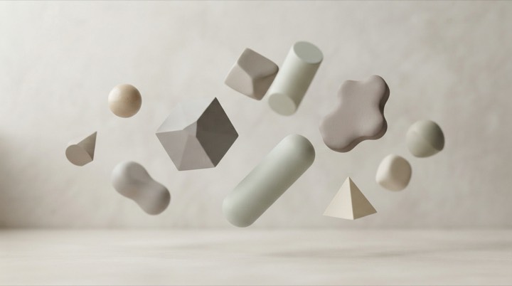 Juniper — geometric imagery, graded cool