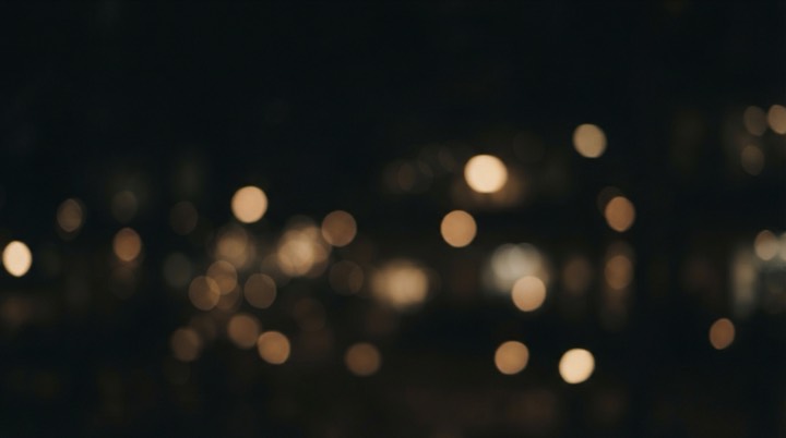 Fieldhouse — night-bokeh imagery, graded mono