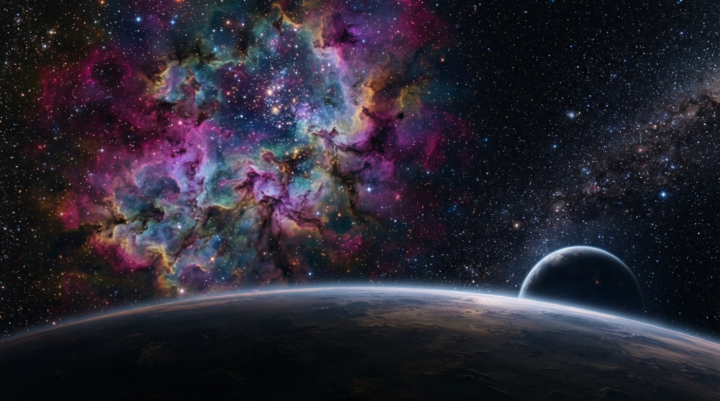 Nebula — space imagery, graded none